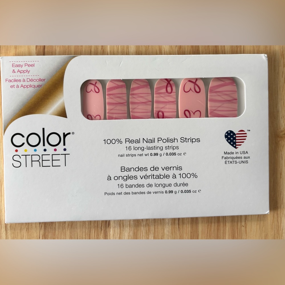 Color Street Nail Strips 100% Real Polish Press On Nails /Choose Hope